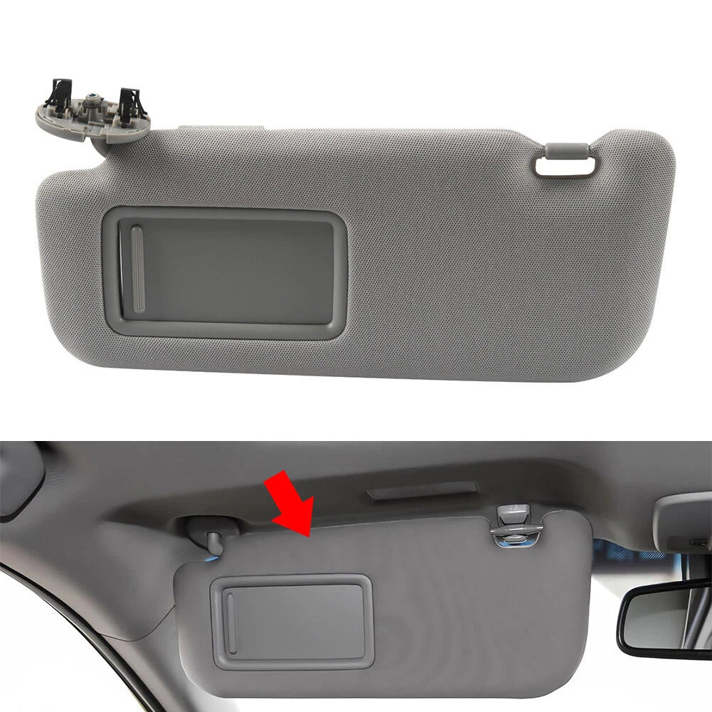 Front Left Driver Side Sun Visor with Mirror for Toyota Corolla (2007–2013)