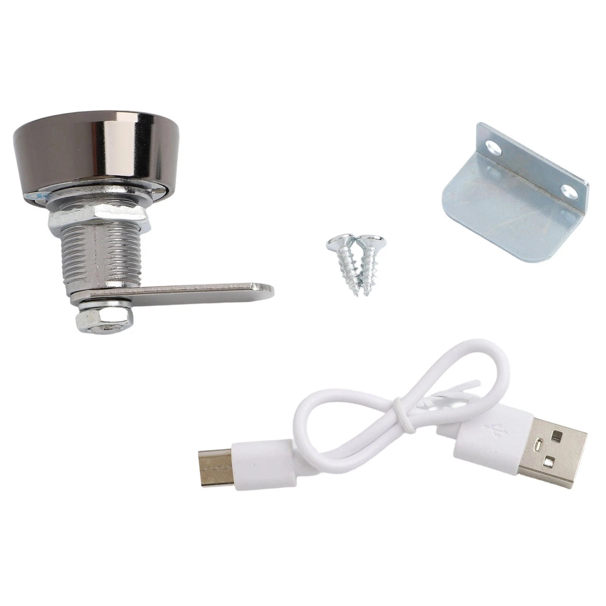 Aluminum Alloy Smart Drawer Lock with Fingerprint Access for