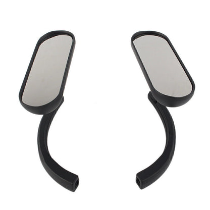 2X Rear View Side Mirrors for Harley Davidson (All Models) Black