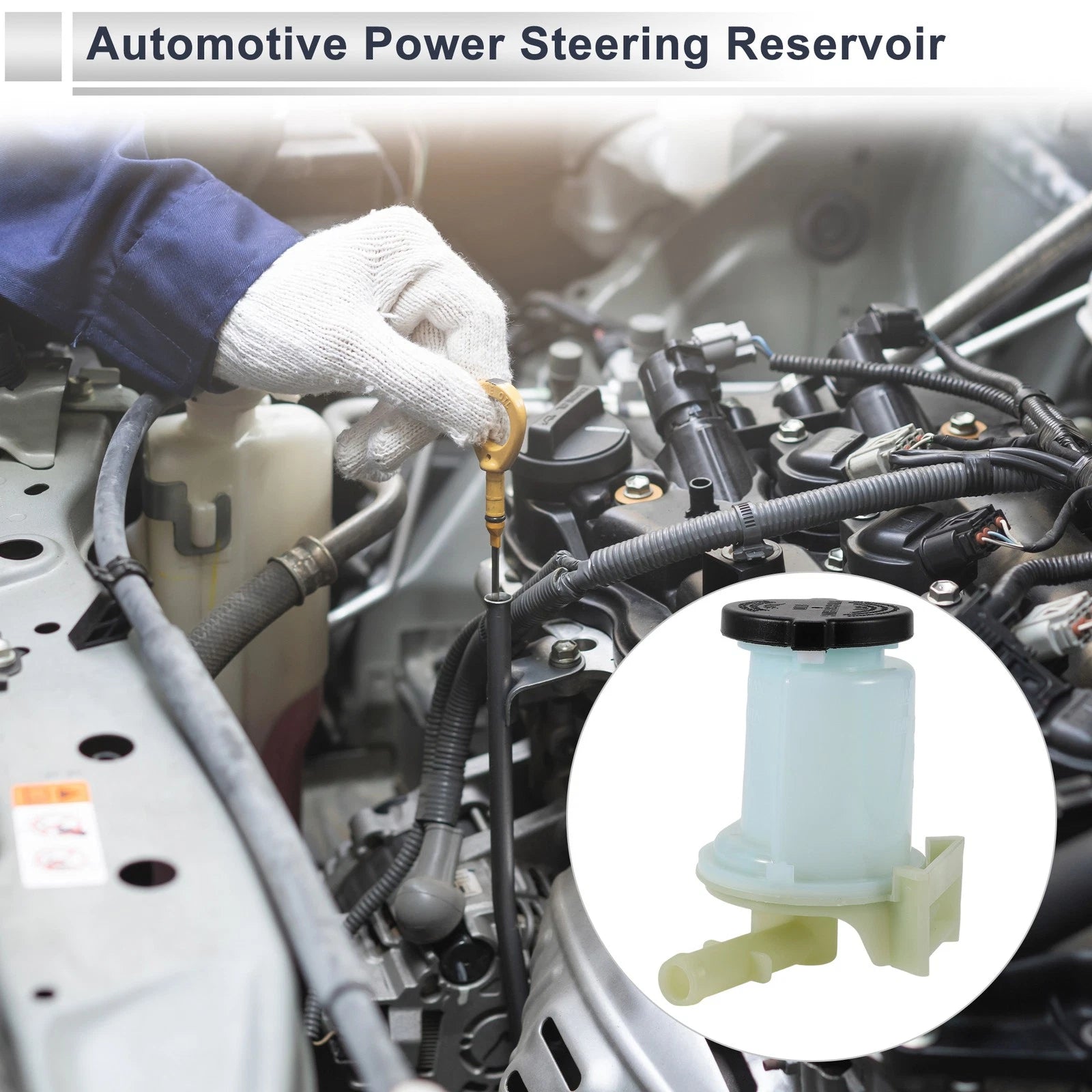 Power Steering Reservoir Replacement for Toyota RAV4 2001–2005