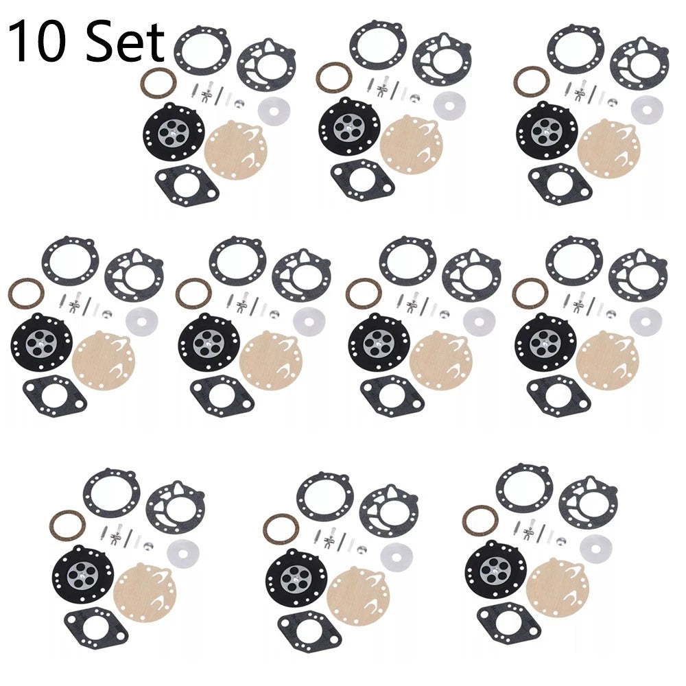 Set of 10 Carburetor Repair Kits for Stihl 08 08S 070 090 TS350 (Zama RB-42)