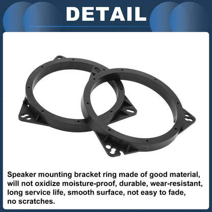 2X Speaker Spacer Ring Adapter for Renault Trafic