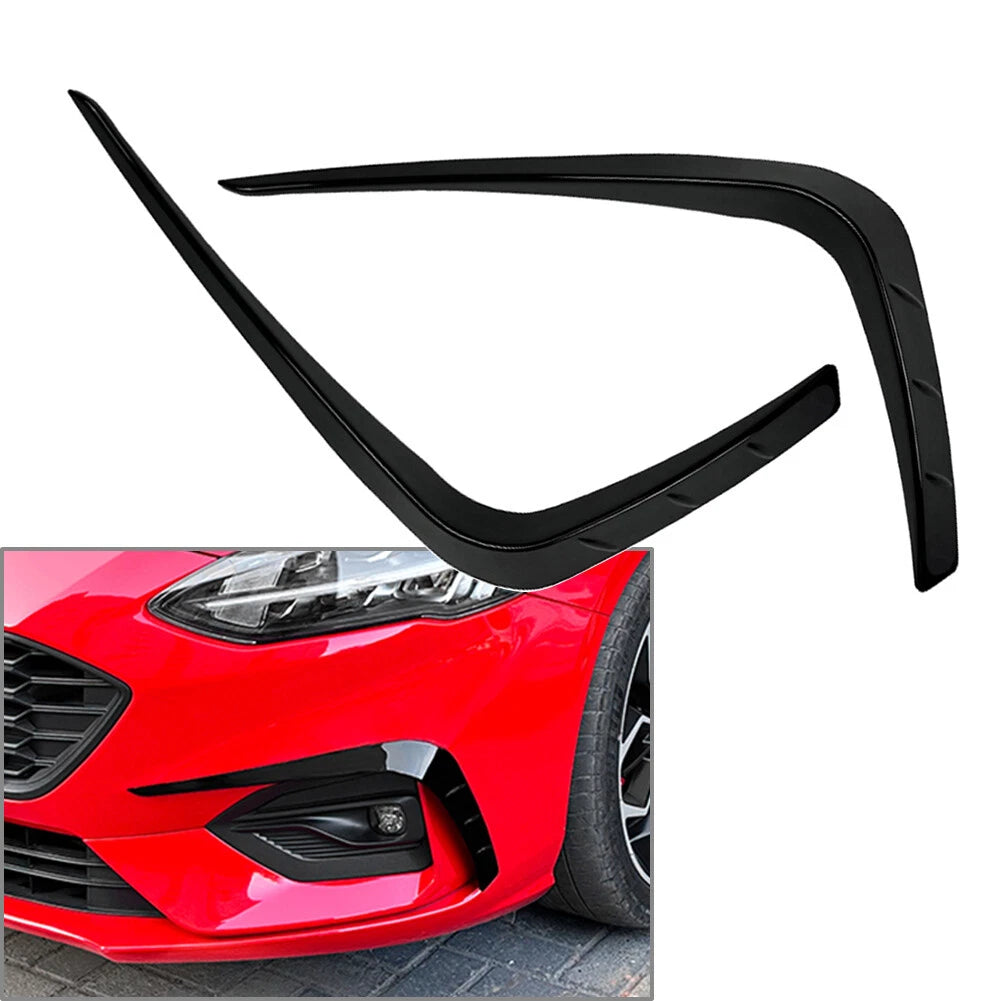 Front Bumper Side Spoiler Splitter for Ford Focus MK4 ST Line (2019–2022)