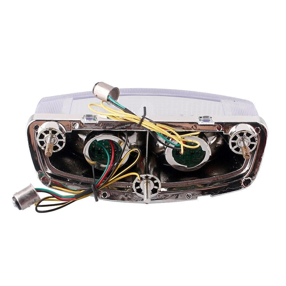 Clear LED Brake Tail Light Turn Signals Lamp for Kawasaki Ninja 500 (1994–1996)