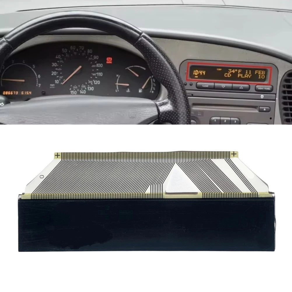 For Saab 9-3 9-5 1998-2003 Central Dashboard LCD Display Screen ABS Glass