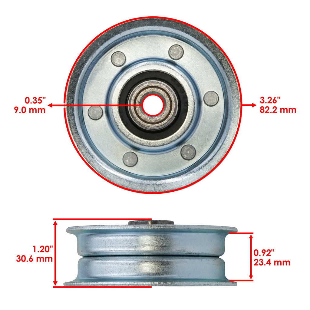 Idler Pulley Replacement for Toro MTD (2002–2022)