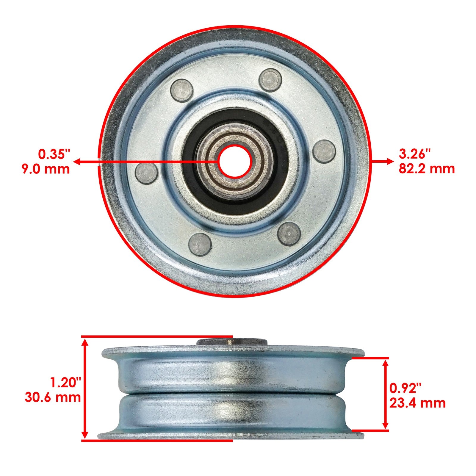 Idler Pulley Replacement for Toro MTD (2002–2022)