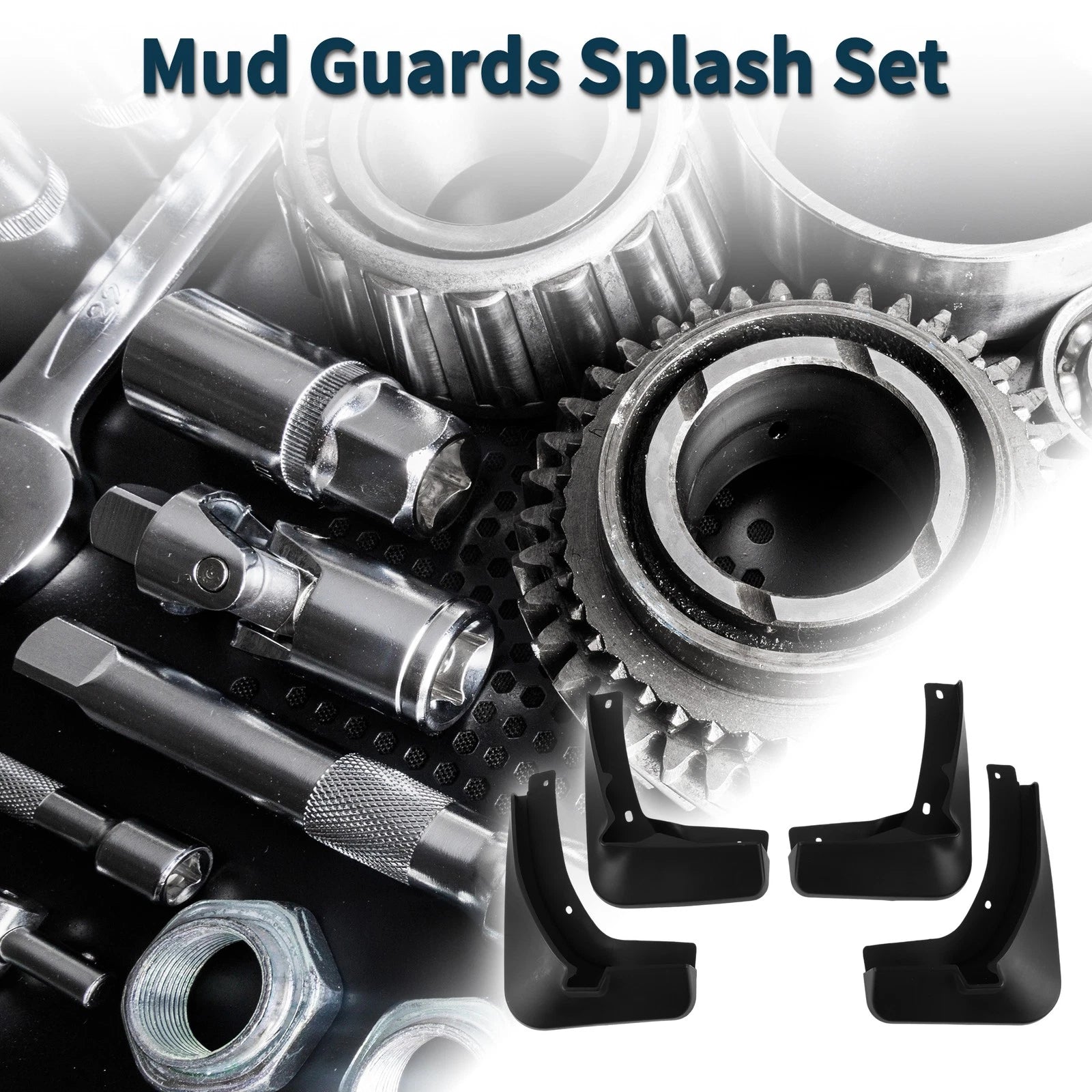 Mud Flaps Splash Guards 1 Set Mud Guards for Volkswagen Golf 7 GTI (2015–2018)