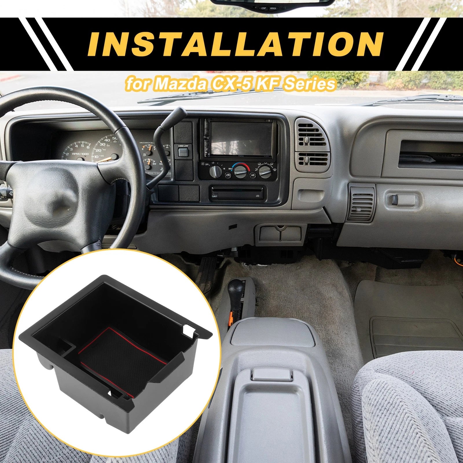 Center Console Armrest Organizer Tray Replacement for Mazda CX-5 (2017–2023)