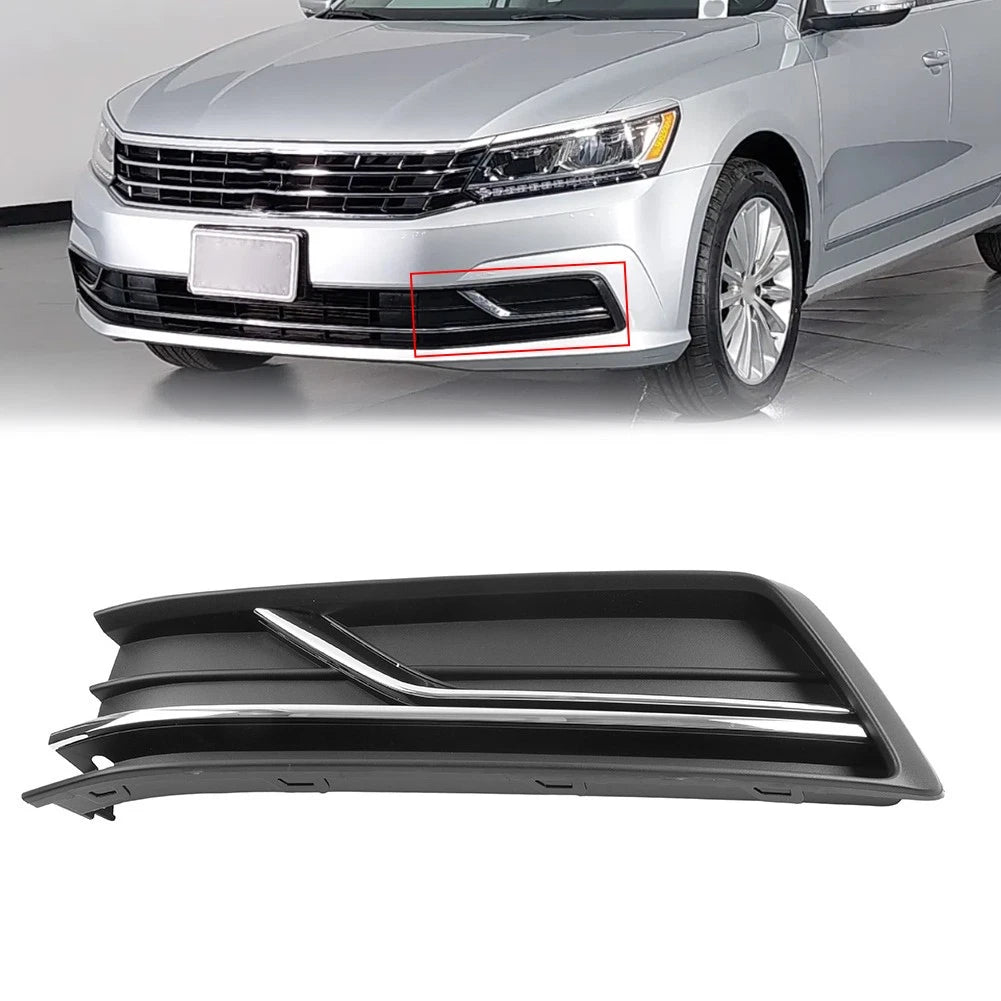 Front Bumper Lower Fog Light Bezel Cover For VW Passat 2016-19