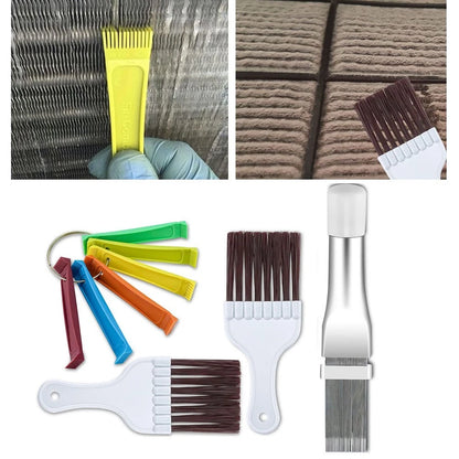 Air Conditioner Fin Comb Set of 4 Hand Tools - ABS Aluminum Stainless Steel