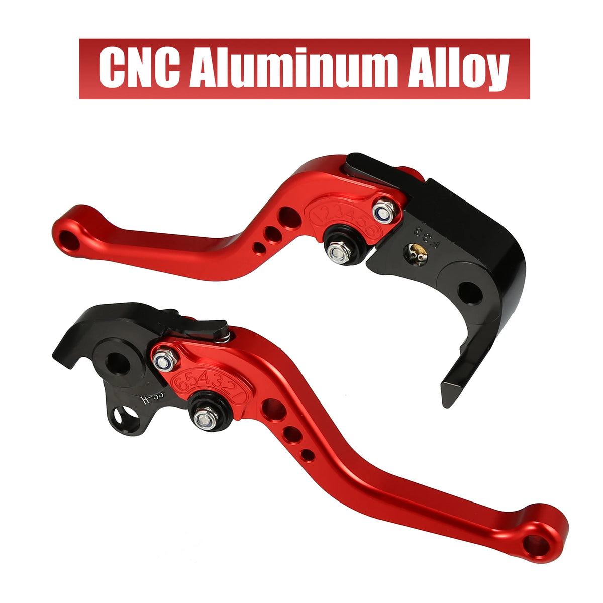 1 Pair CNC Brake Clutch Levers for Honda CBR1000RR (2008–2023) Red