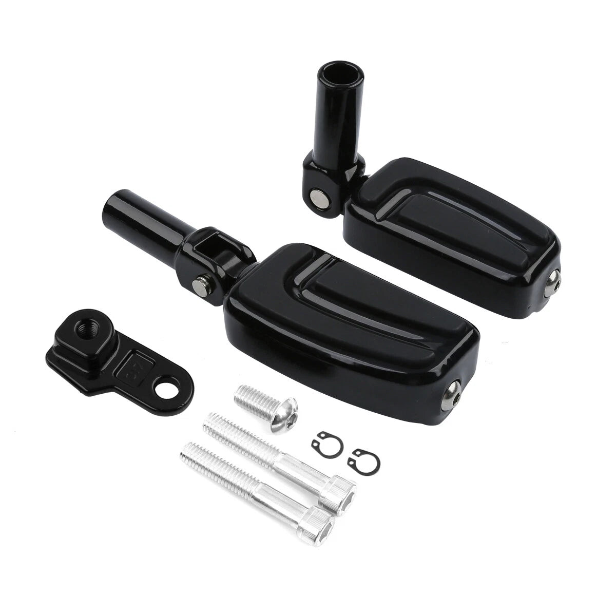 Rear Passenger Footpeg for Harley Softail Slim (2012–2017) Black