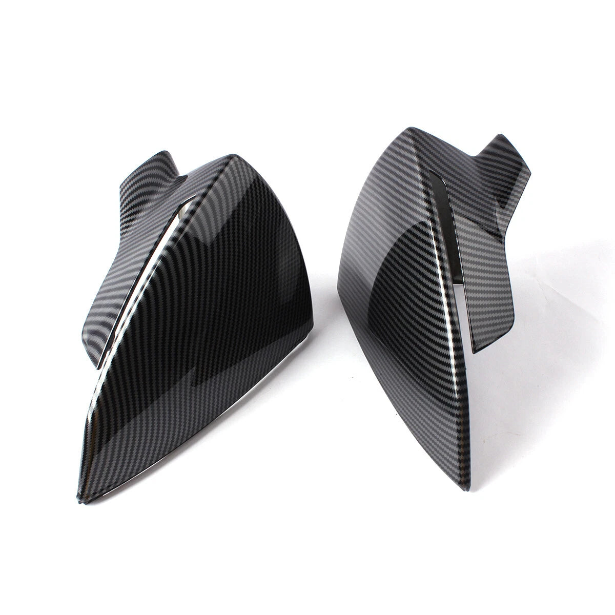 2X Rear Side Mirror Cover Cap for SEAT Leon Mk3 5F Ibiza MK5 Arona KJ7