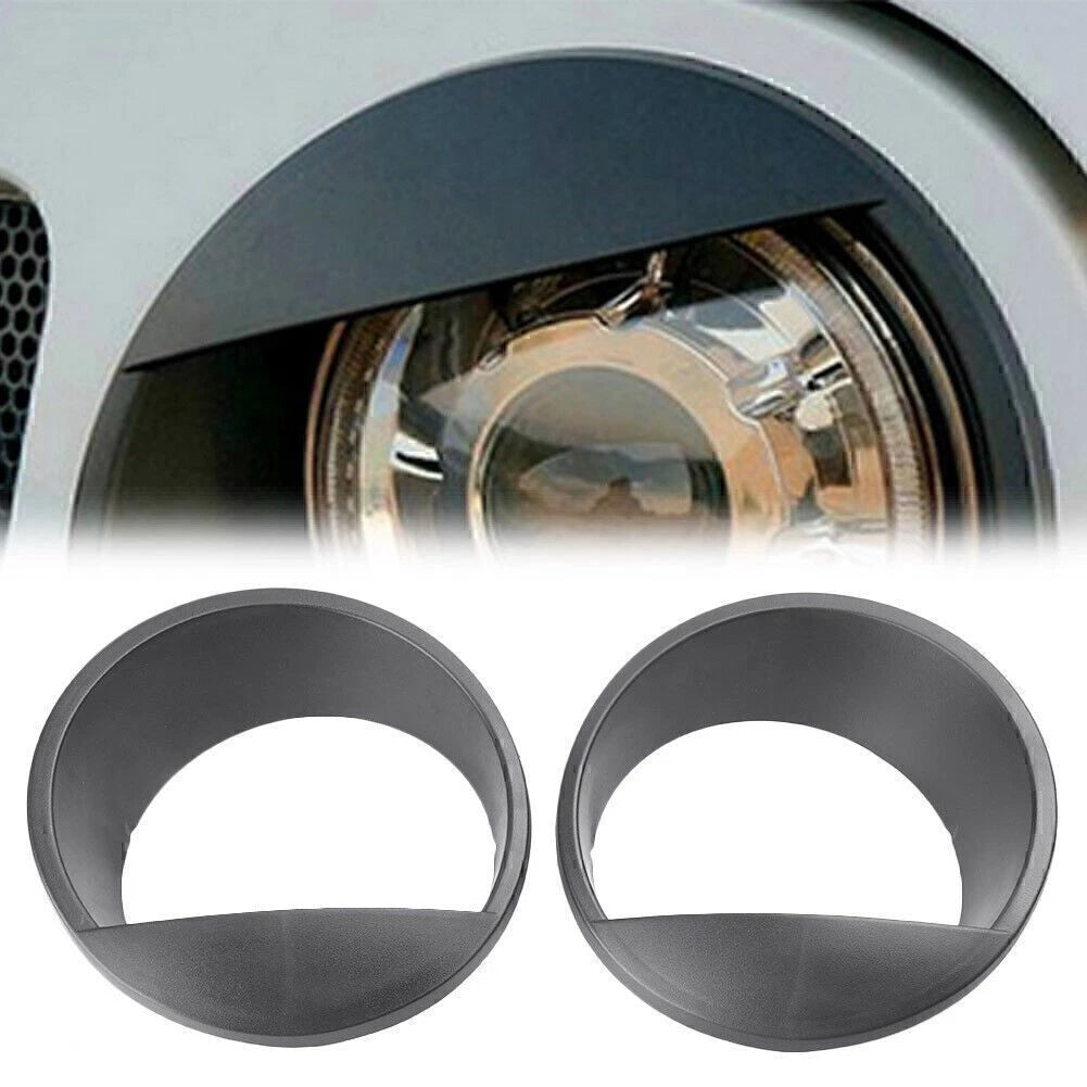 Front Light Headlight Bezels for Jeep Wrangler JK (2007–2017)