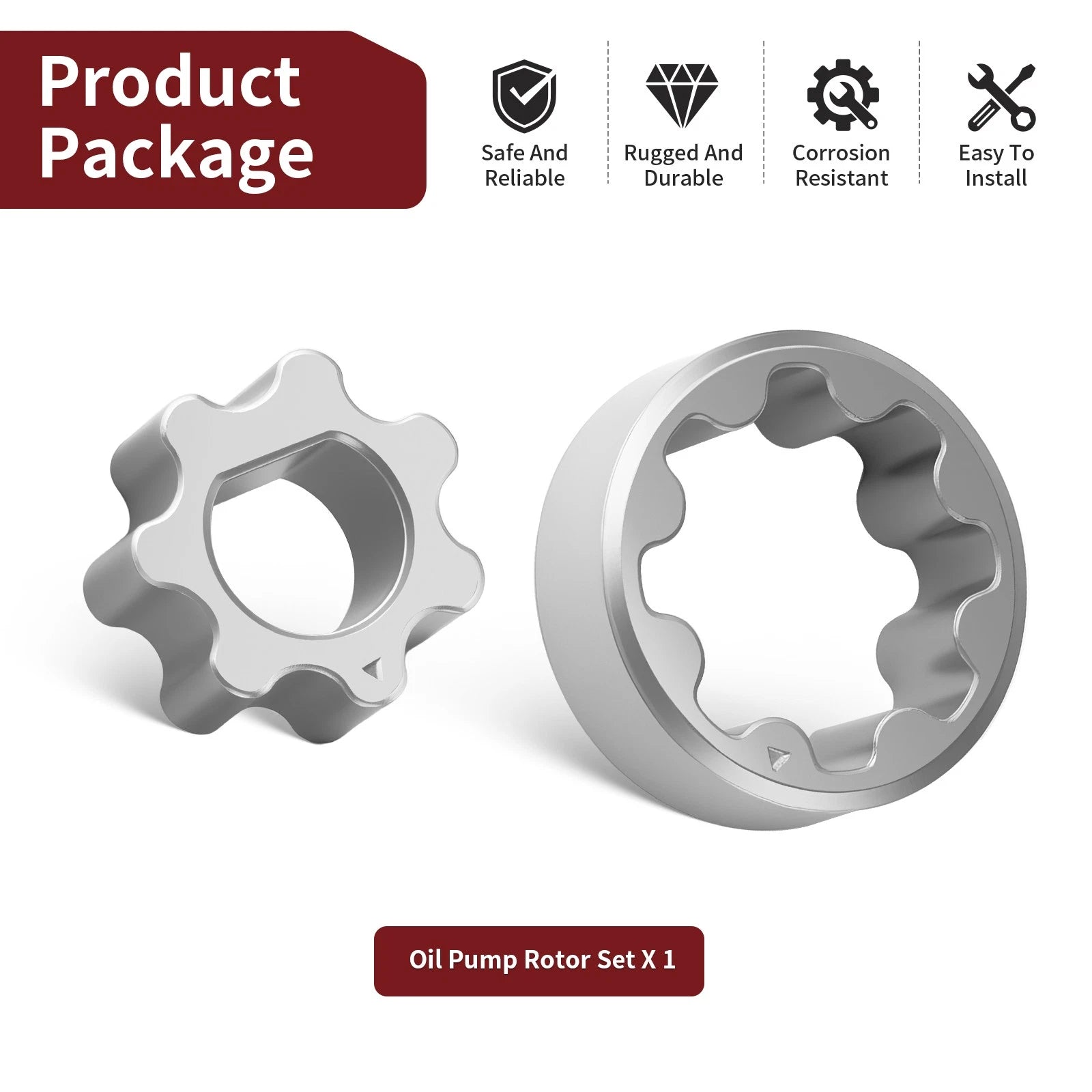 Oil Pump Rotor Set for Honda CRF250R CRF250X CRF150R CRF150RB (2004–2023) 15021-324-000