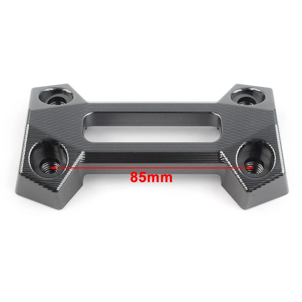 Handlebar Fat Bar Riser Mount Clamp Top Cover for Kawasaki Z900 (2017–2019)