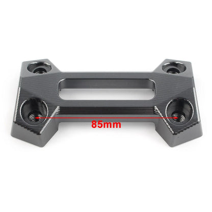 Handlebar Fat Bar Riser Mount Clamp Top Cover for Kawasaki Z900 (2017–2019)