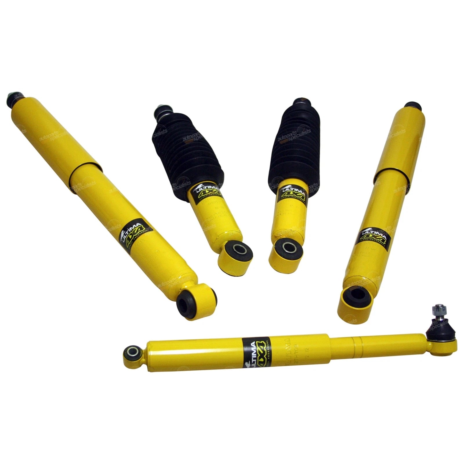 Front & Rear Shock Absorbers + Steering Damper for Hilux 4Runner Surf (YN63 LN61)