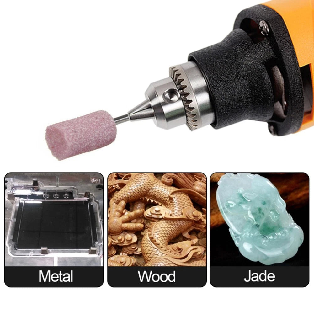 10Pcs Abrasive Mounted Stone Rotary Tool Grinding Wheel for