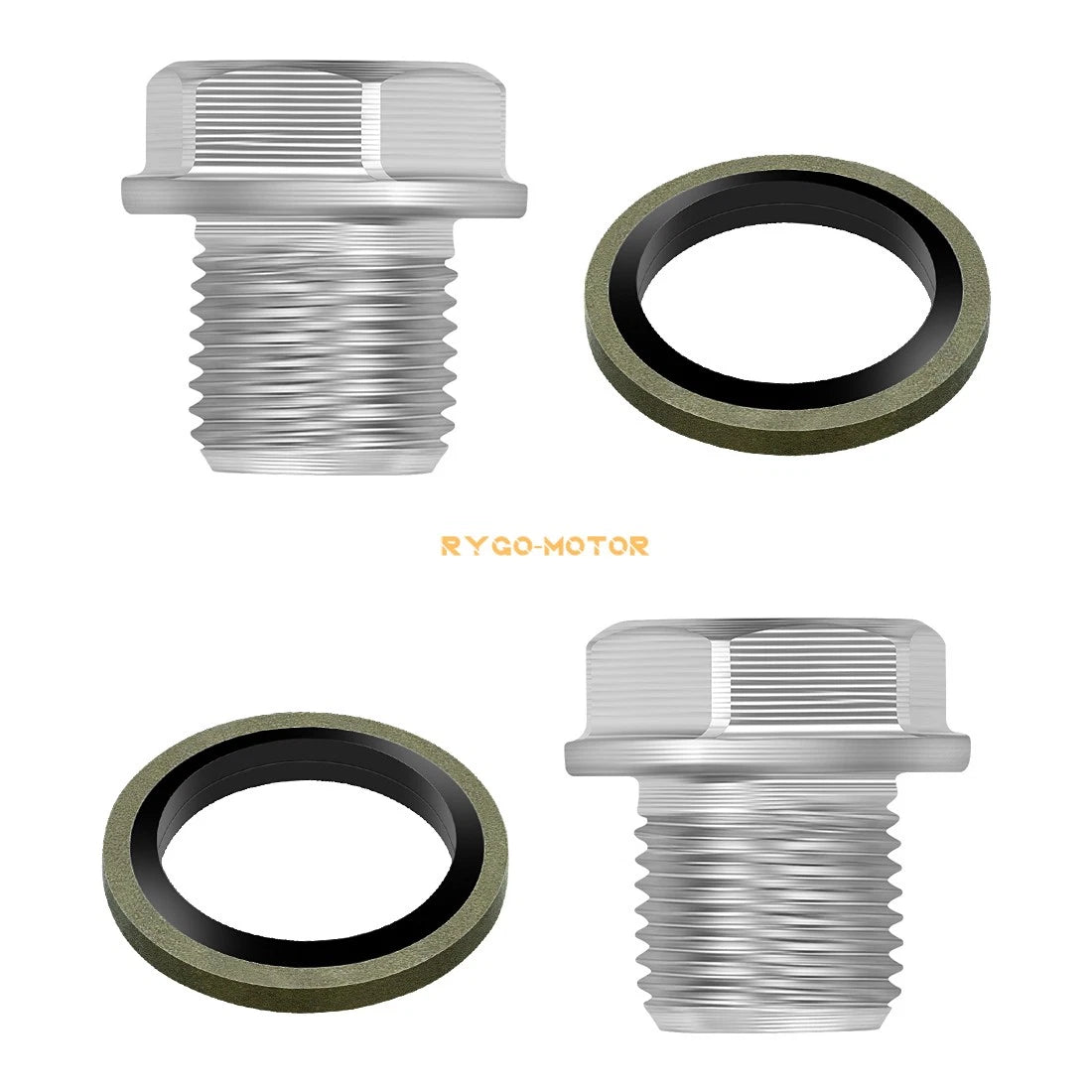 2X Oil Drain Plug Gasket for Suzuki GSXR GSXS 750 1000 Hayabusa Bandit Boulevard