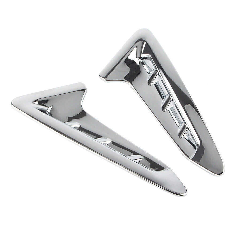 2X ABS Chrome Side Air Vent Cover Trim for BMW X3 G01 (2018–2021)