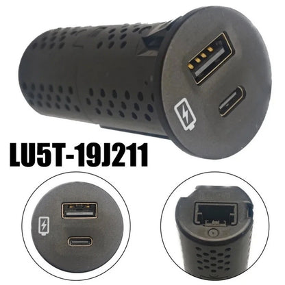 USB Charger Plug Hub Type C for Ford (2021–2022) LU5T-19J211