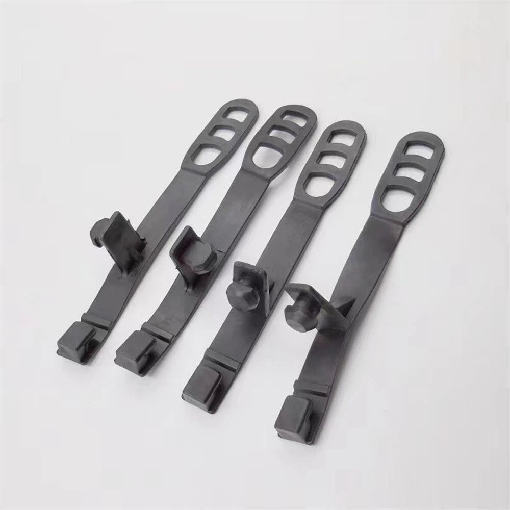 4Pcs Motorcycle Headlight Fairing Rubber Straps Fix Strap Band For 30-43mm Fork