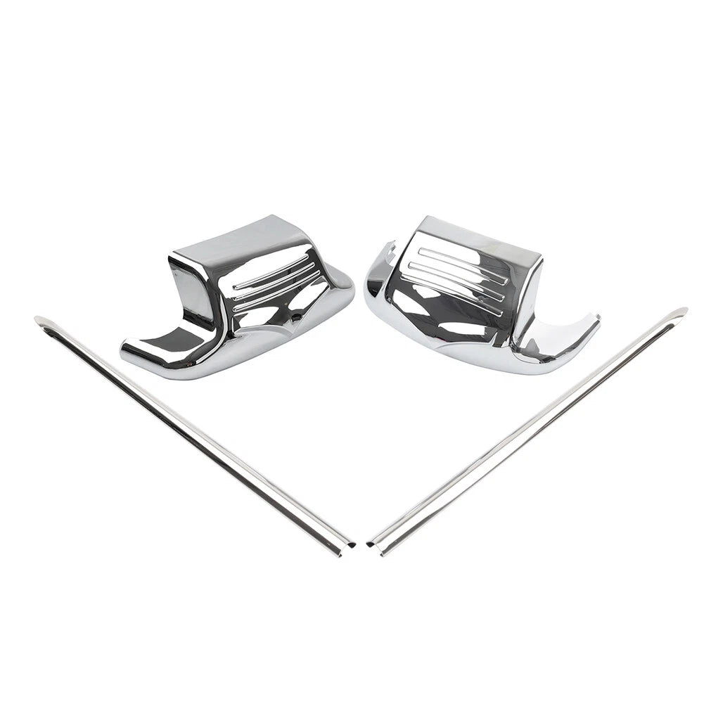 Front Rear Mudguard Tip w/Spear Trim Kit For Harley Road King Electra Glide