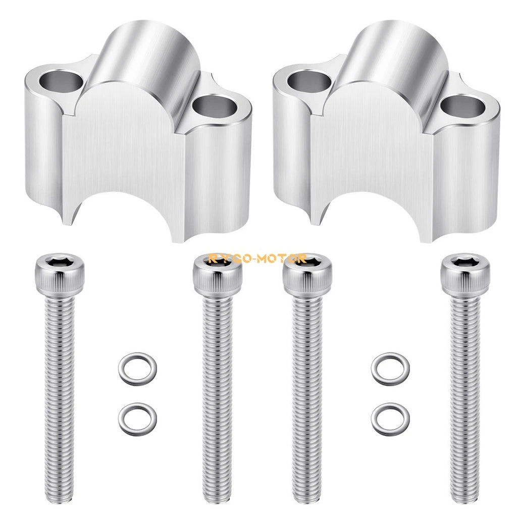 30mm Handlebar Risers 7/8" Bar Clamp Kit for Yamaha Honda ATV Dirt Bike