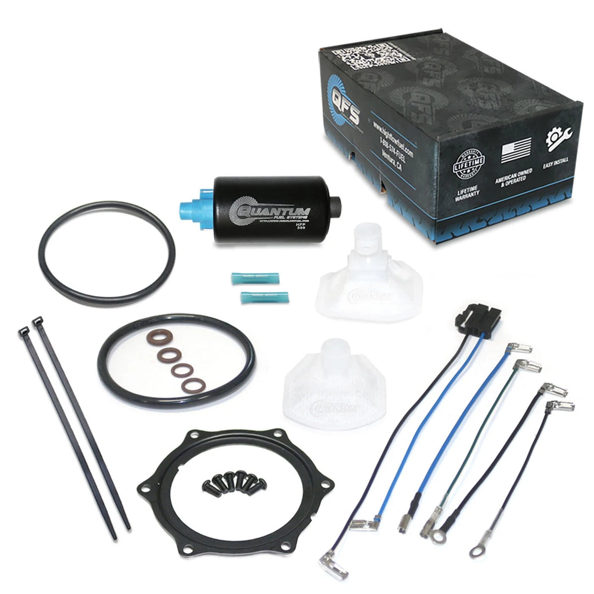 QFS Fuel Pump Set with Lock Ring & Gasket for Kawasaki Mula Pro (2015–2023)
