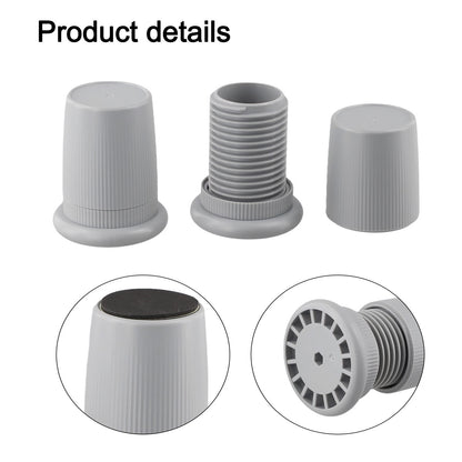 2X Adjustable Bed Risers for Enhanced Furniture Height Stability