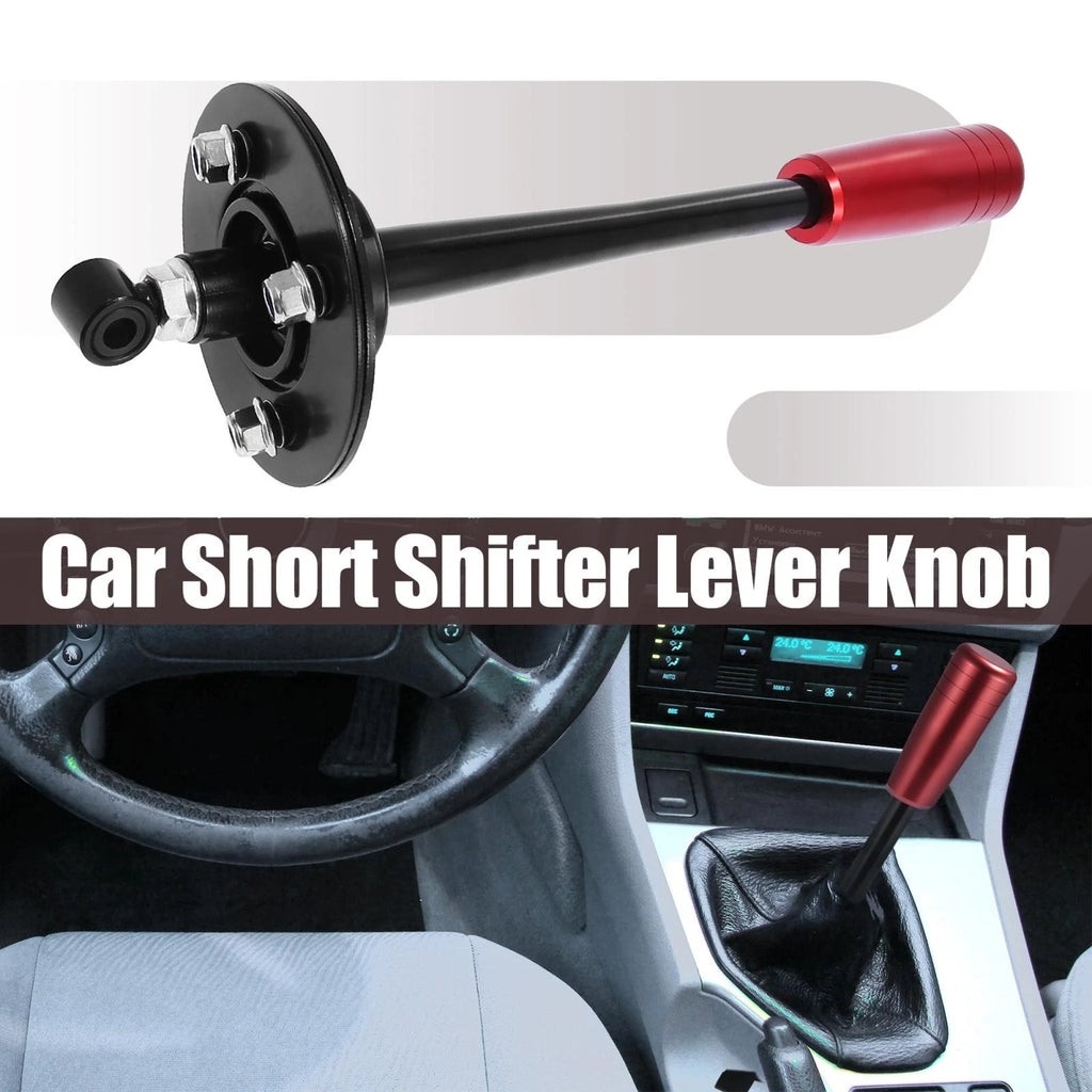 Short Shifter Lever Knob Red Drift Tuning for BMW E30 E36 E46 E34 E39 (1982–2004)