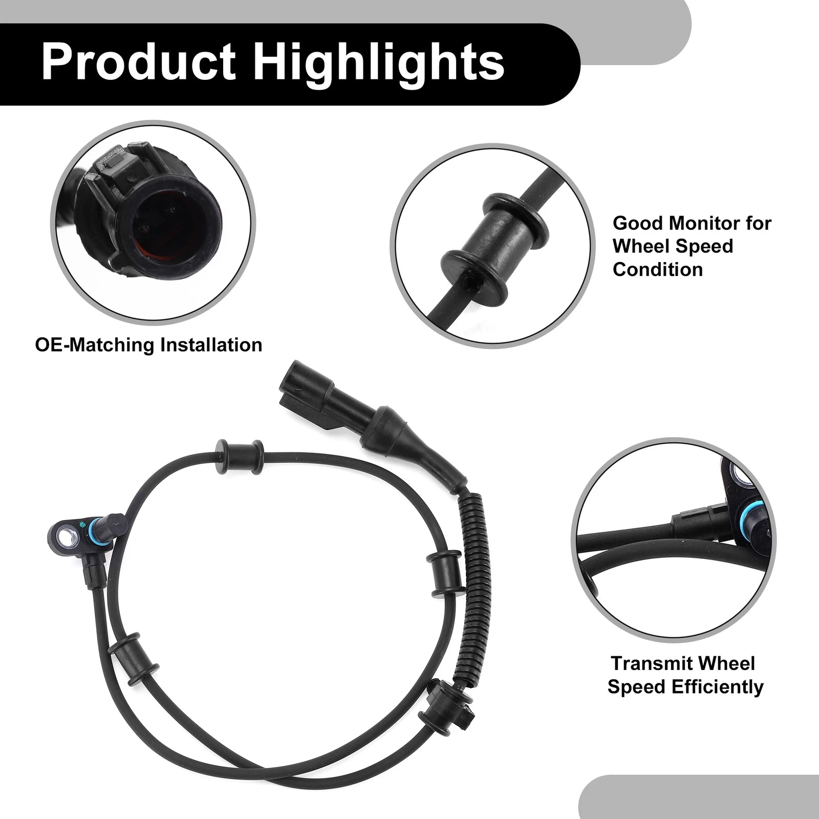 ABS Wheel Speed Sensor No. 3W4Z2C204BA for Ford Thunderbird (2004–2005)