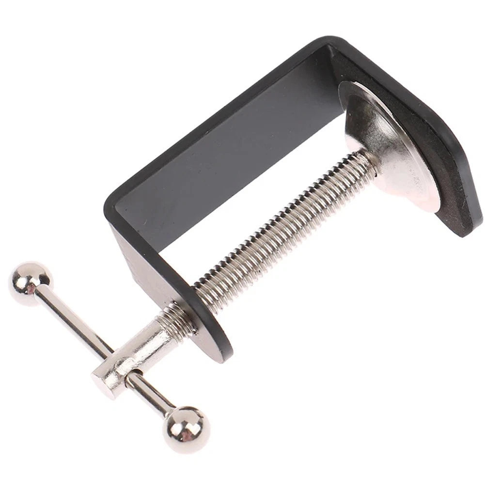 Table Mount Clamp with Silicone Pad for Microphone Stand