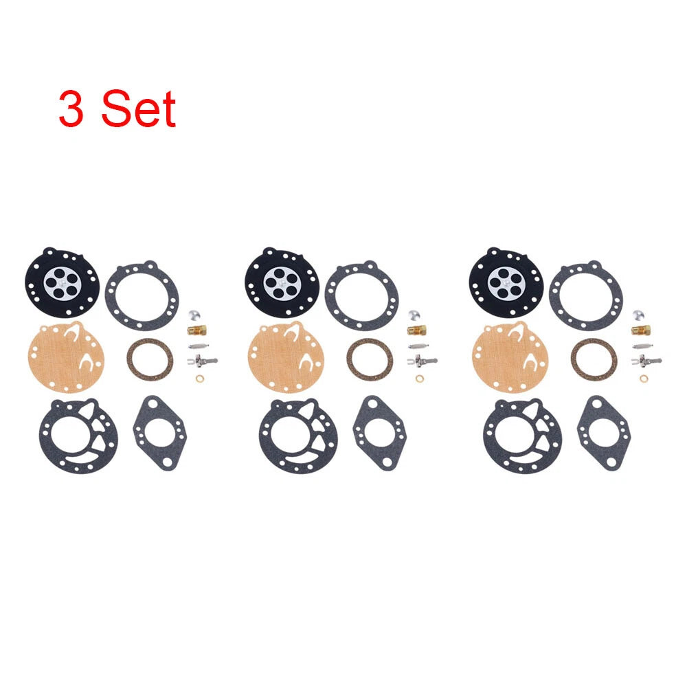 3X Carburetor Rebuild Kit for Tillotson HL RK-88HL Poulan Weedeater Ryobi Stihl