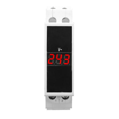 High Definition Digital Display Voltmeter for DIN Rail AC80500V 1VA BV1R