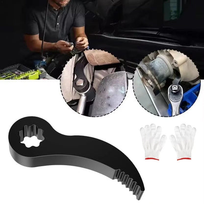 38 Drive Pry Bar Adapter Head Wrench Tool for Automotive Wrecking Tasks