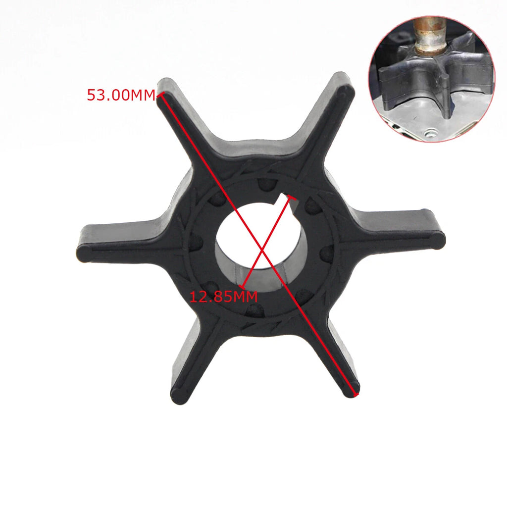 Water Pump Impeller for Yamaha Outboard 9.9 15 20 HP (4-Stroke) (63V-44352-01-00)
