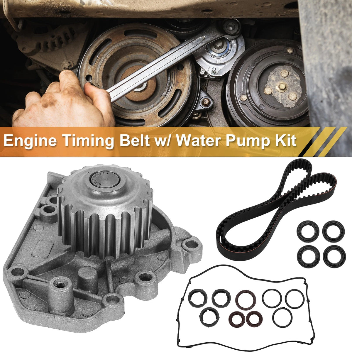 Timing Belt Water Pump Kit for Honda CR-V (1999–2001) No.TCKWP184, VS 50362R