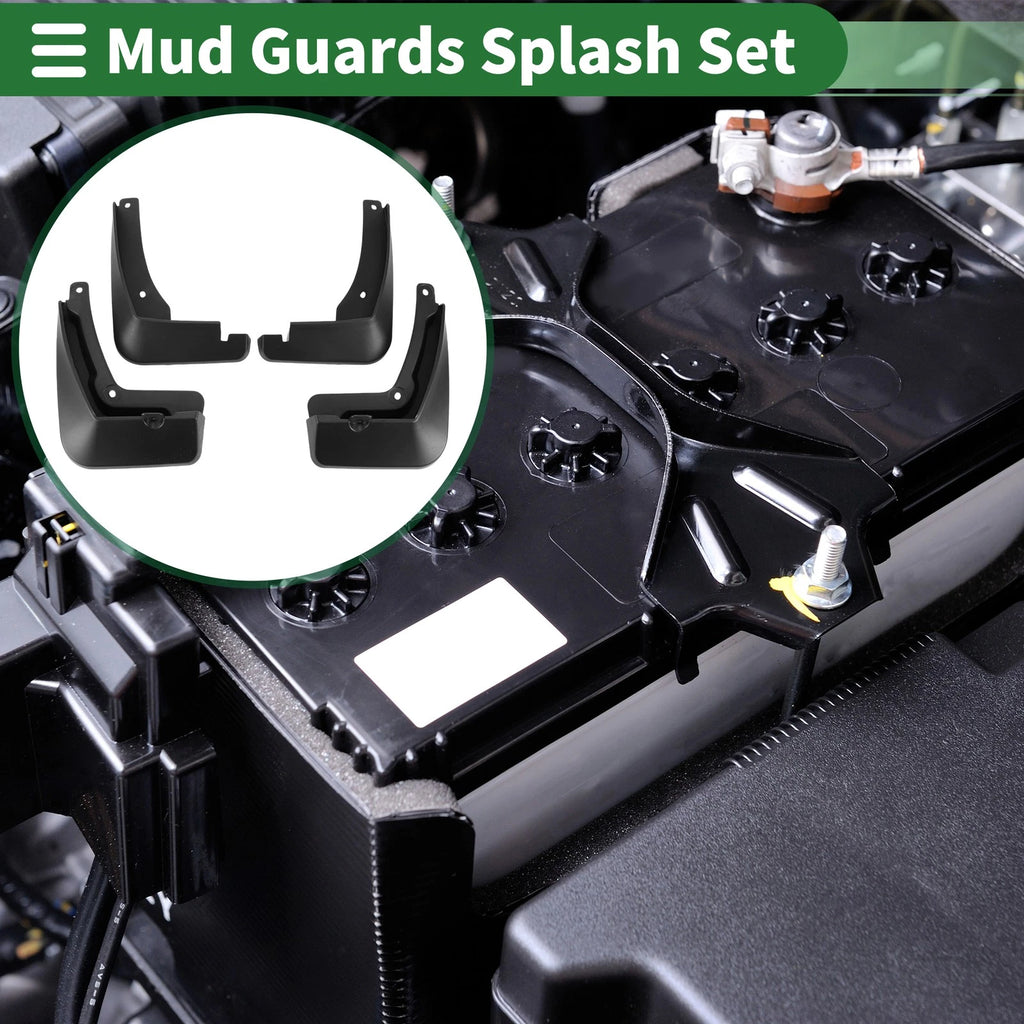 Mud Flaps Splash Guards Front Rear Set for Chevrolet Monza (2019–2024)