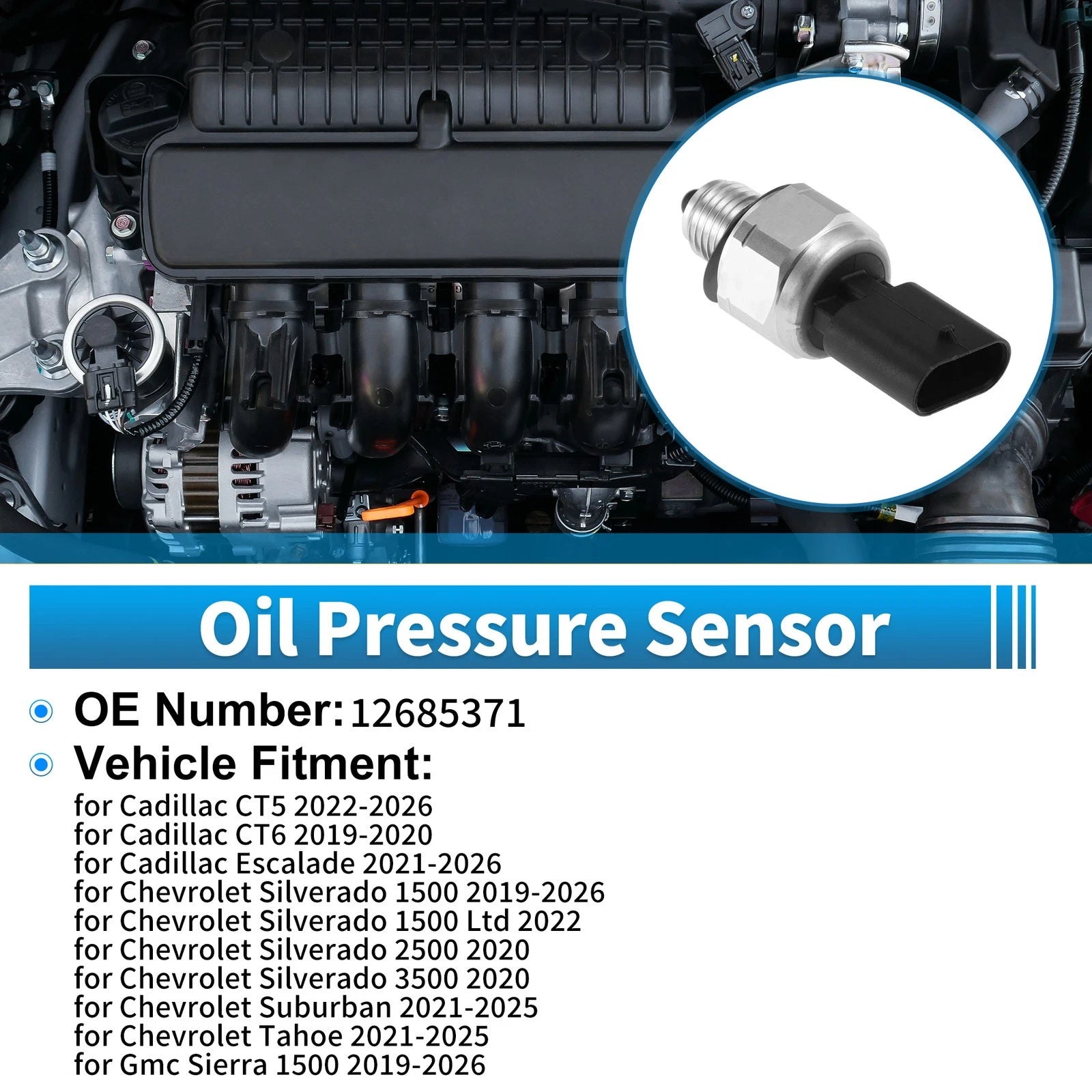 Engine Oil Pressure Sensor Replacement for Cadillac CT5 (2022–2026)