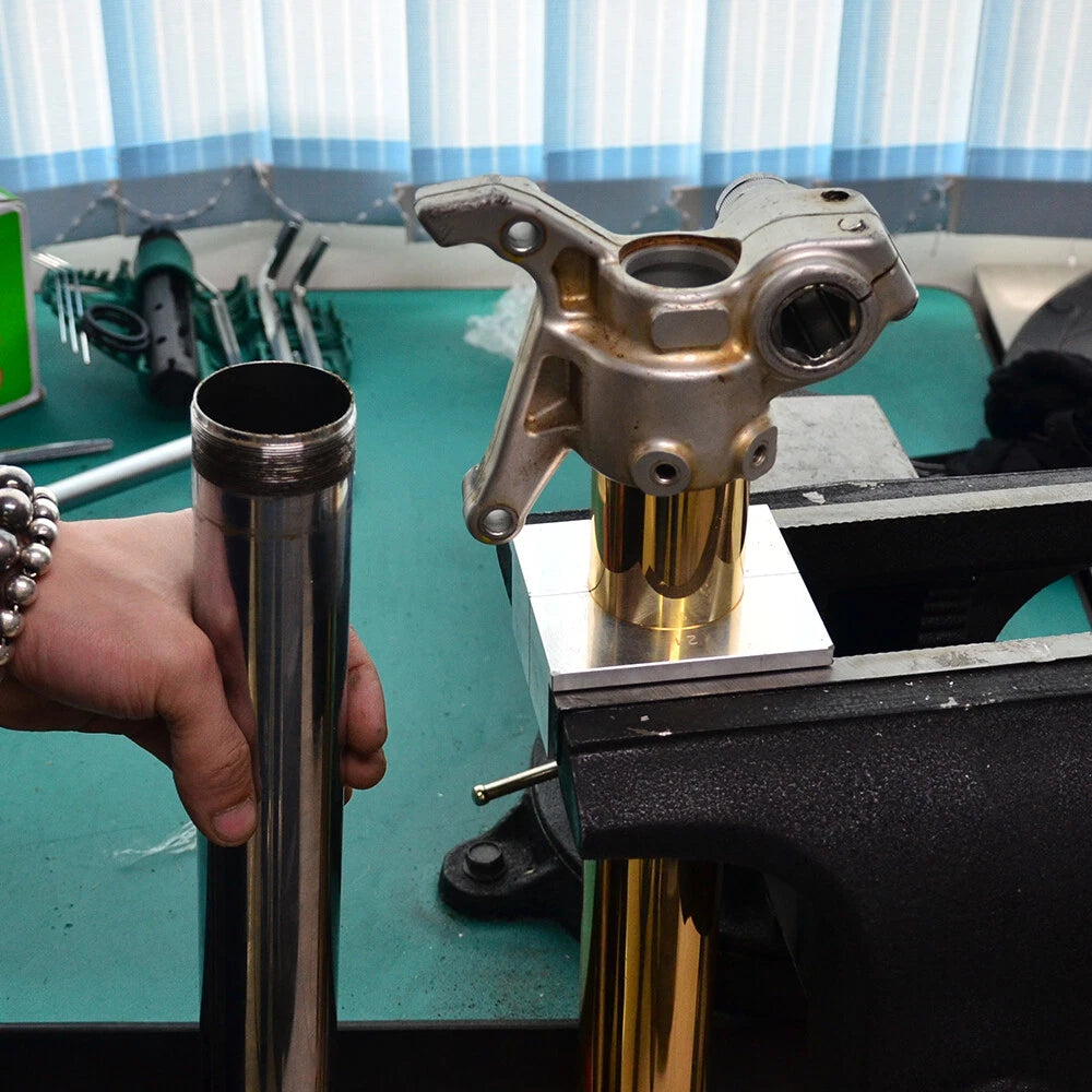 43mm Universal Motorcycle Front Fork Tube Stanchion Clamp Tool