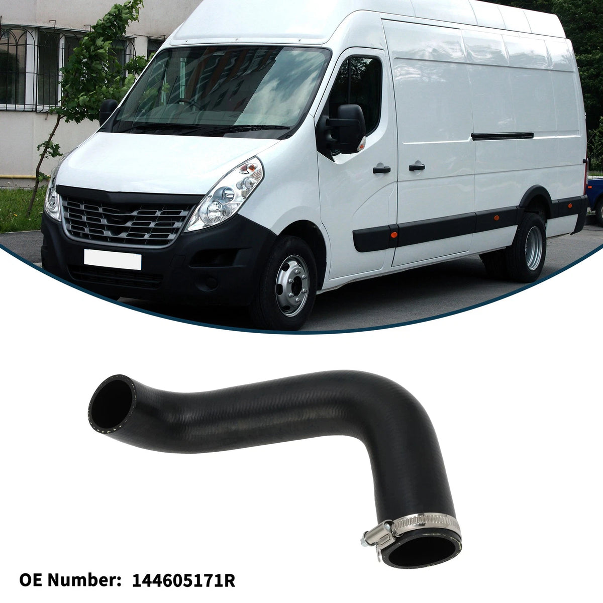 Radiator Hose for Renault Master 2.3 DCi 130 (2016) - Black 1 Pc