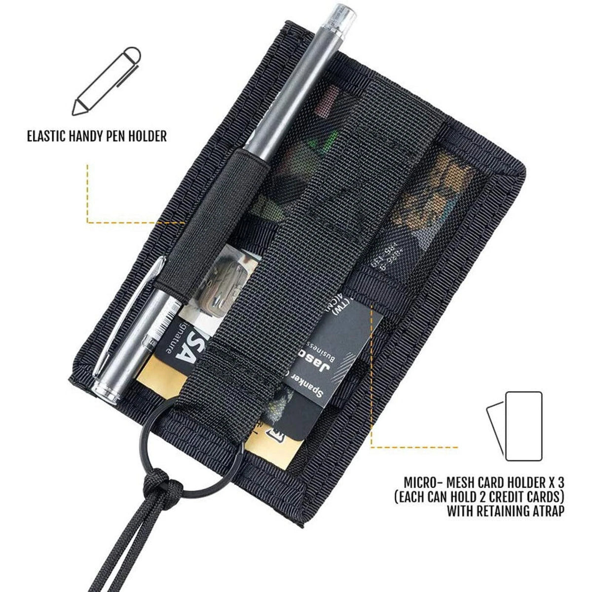 Adjustable Lanyard ID Card Holder for Universal Use (2010–2023)