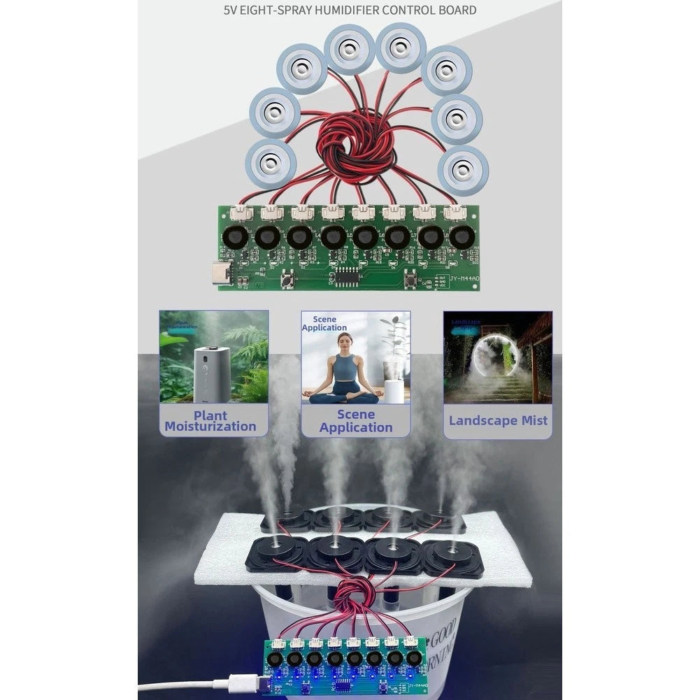8-Part Humidifier Module for Vehicle with 36dB Quiet Operation
