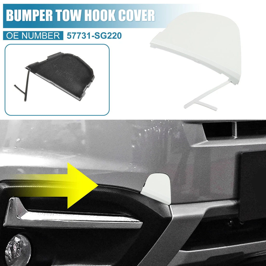 Front Right Bumper Tow Hook Cover Replacement for Subaru Forester (2016–2018)