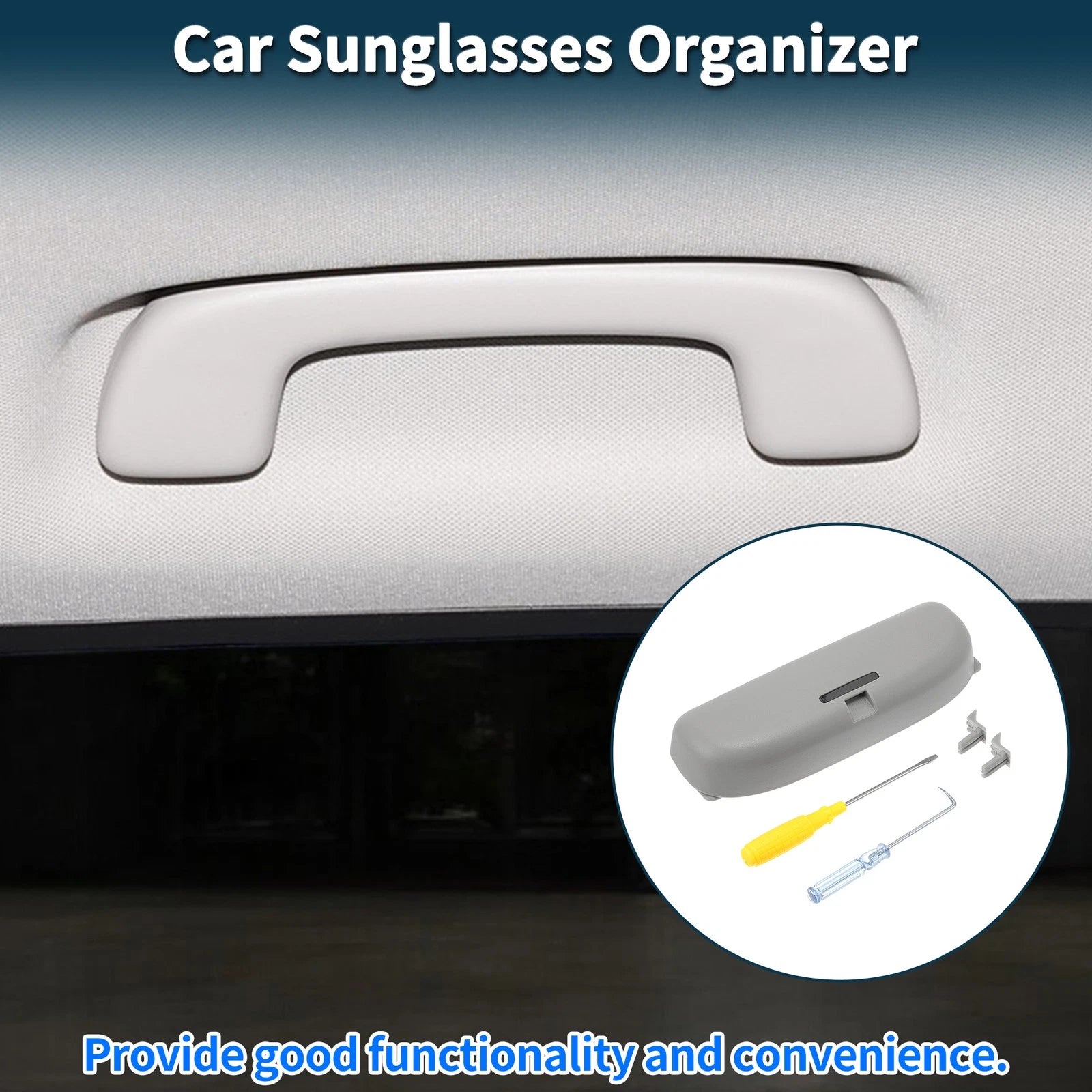 Car Sunglasses Case for Mercedes-Benz C Class Eyeglasses Holder Storage