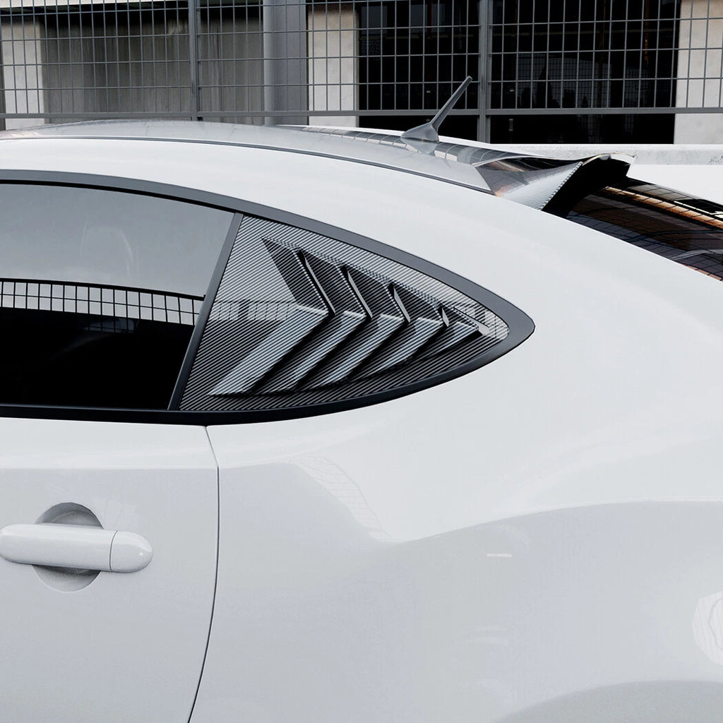 Window Side Scoop Louver Cover Trim for Toyota GT86 Subaru BRZ Scion FRS (2013–2020)