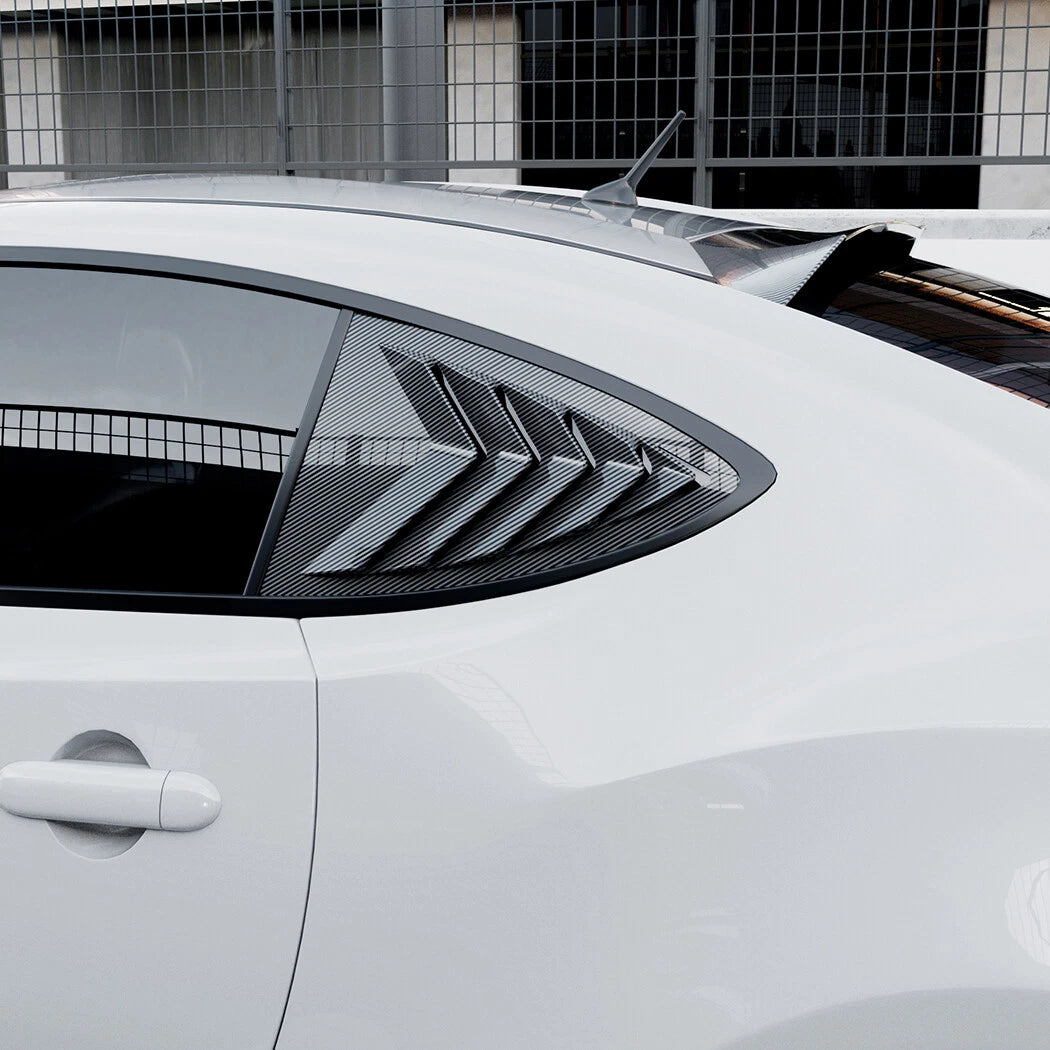 Window Side Scoop Louver Cover Trim for Toyota GT86 Subaru BRZ Scion FRS (2013–2020)
